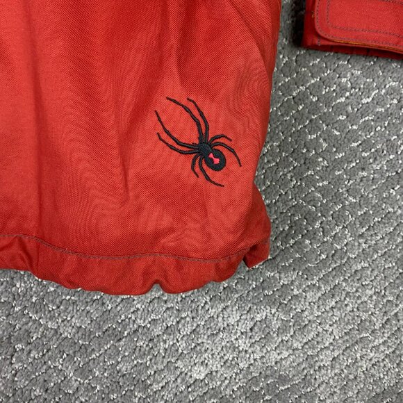 Vintage Spyder XT Snowboard Jacket Men's Large Red Ski Winter Hooded Nylon - Picture 6 of 16